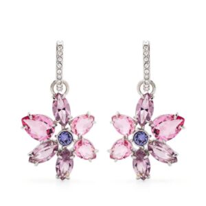 Swarovski Gema flower drop earrings
