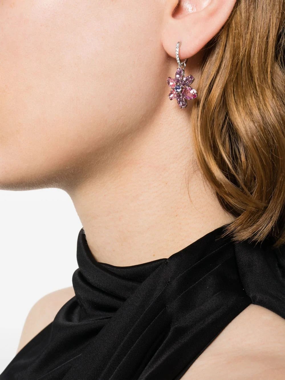 Swarovski Gema flower drop earrings - Image 2