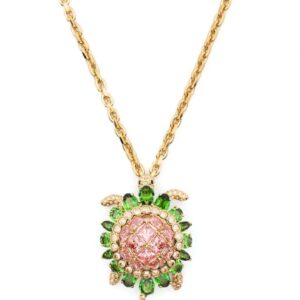 Swarovski  Idyllia turtle-pendant necklace