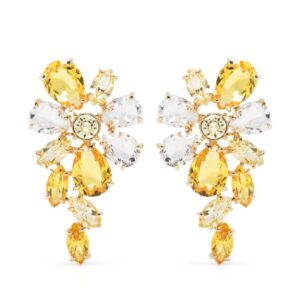 Swarovski Gema flower drop earrings
