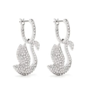 Swarovski  Iconic Swan drop earrings