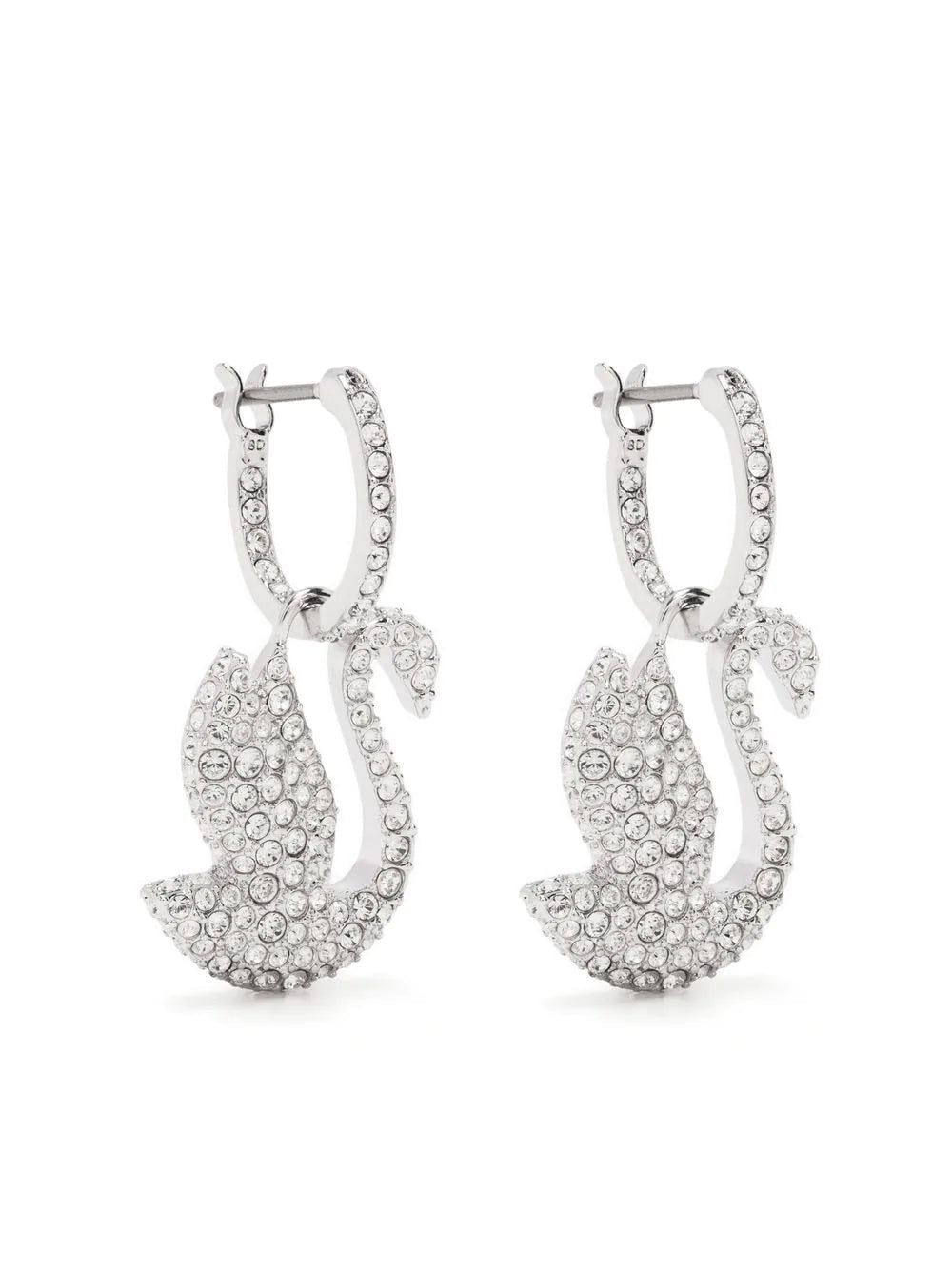 Swarovski Iconic Swan drop earrings