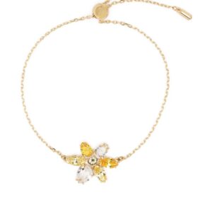 Swarovski Gema Flower gold-plated bracelet