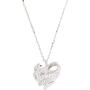 Swarovski Volta heart pendant necklace