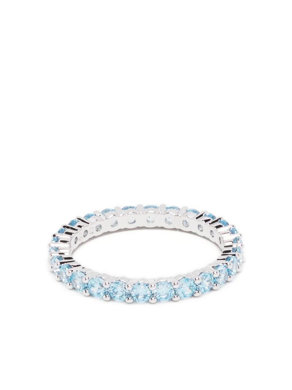 Swarovski round cut gem embellished ring