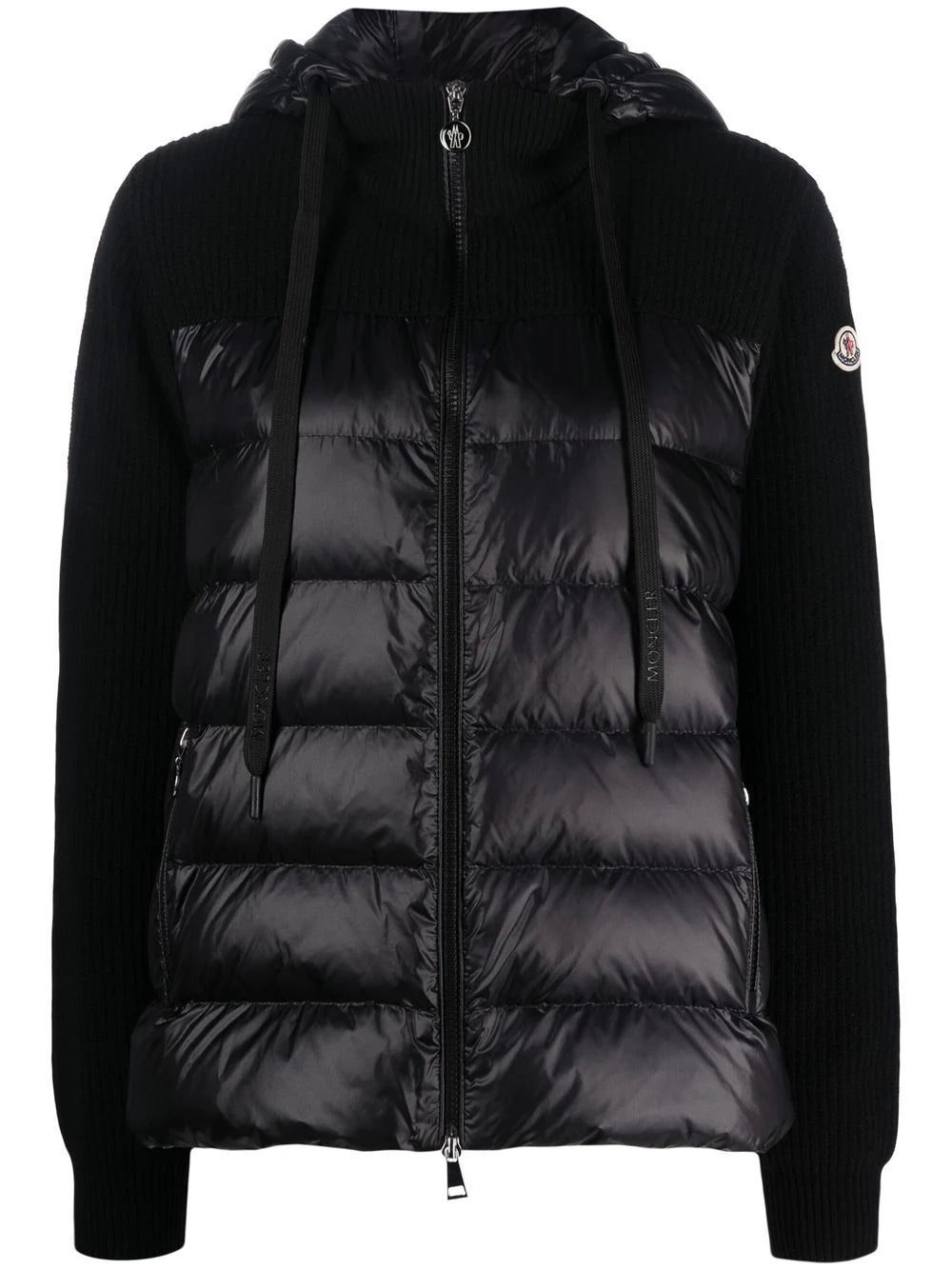 Moncler padded hooded cardigan