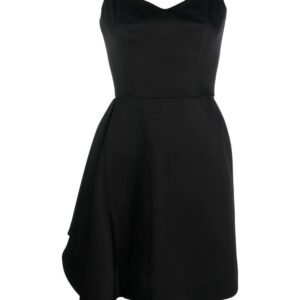 Alexander McQueen  sweetheart-neck belted dress