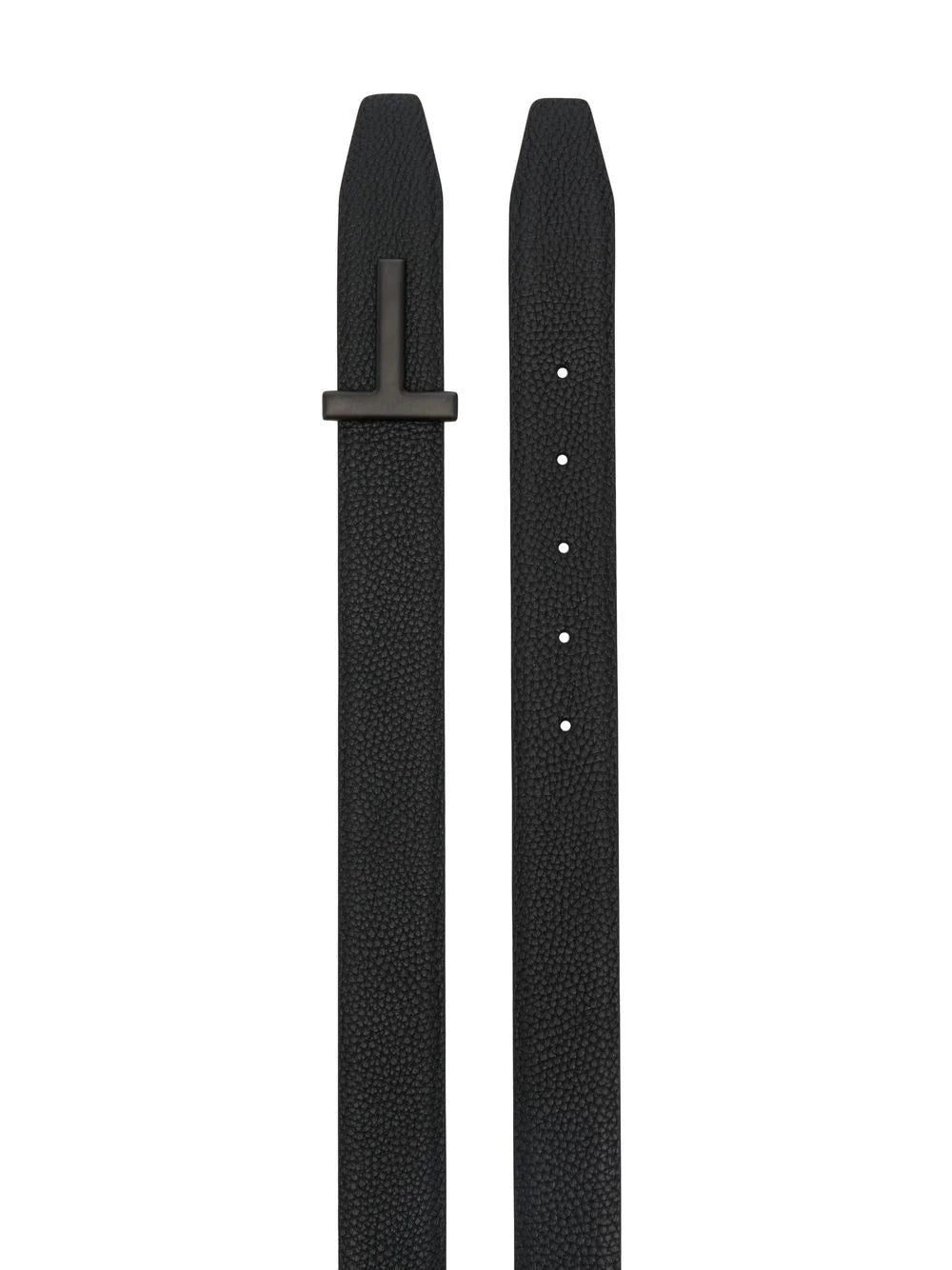 Tom Ford logo buckle leather belt - Image 2