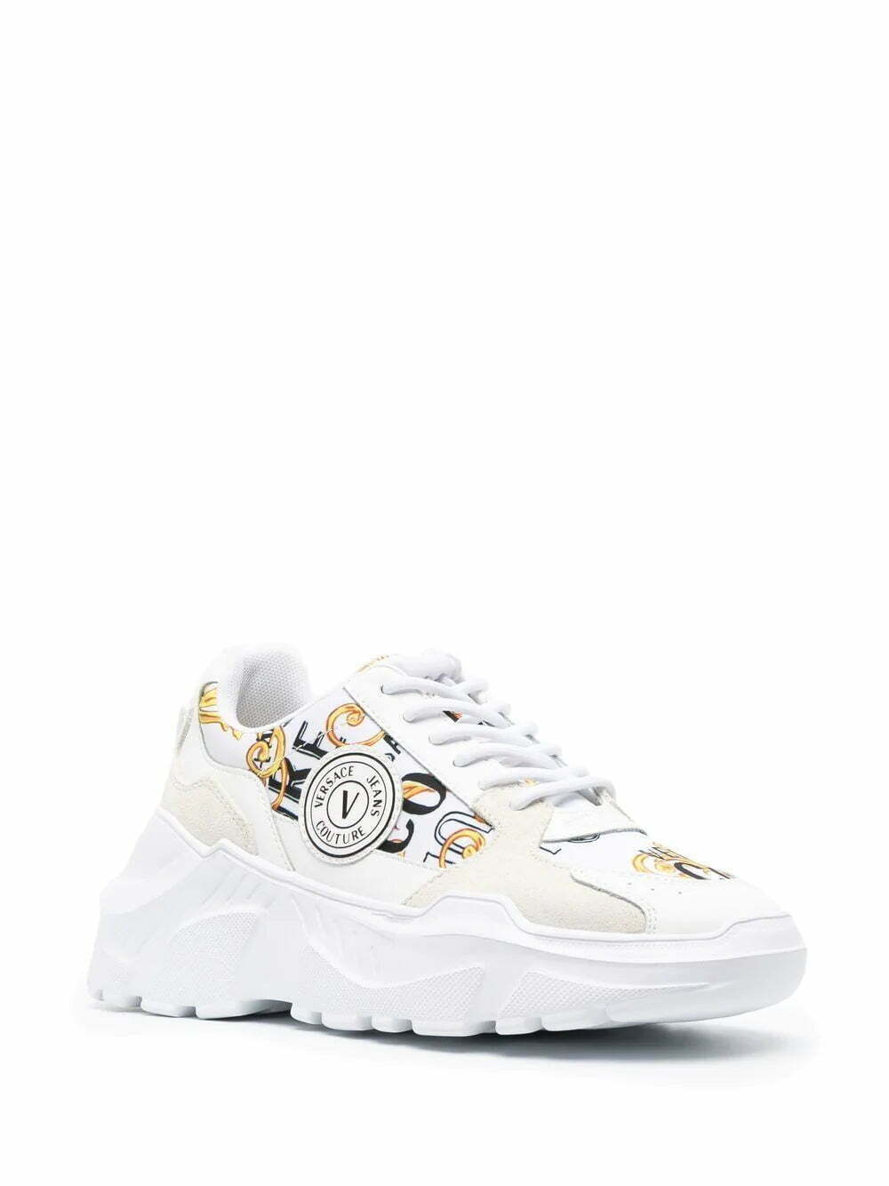Versace Jeans Couture baroque-pattern print sneakers - Image 2