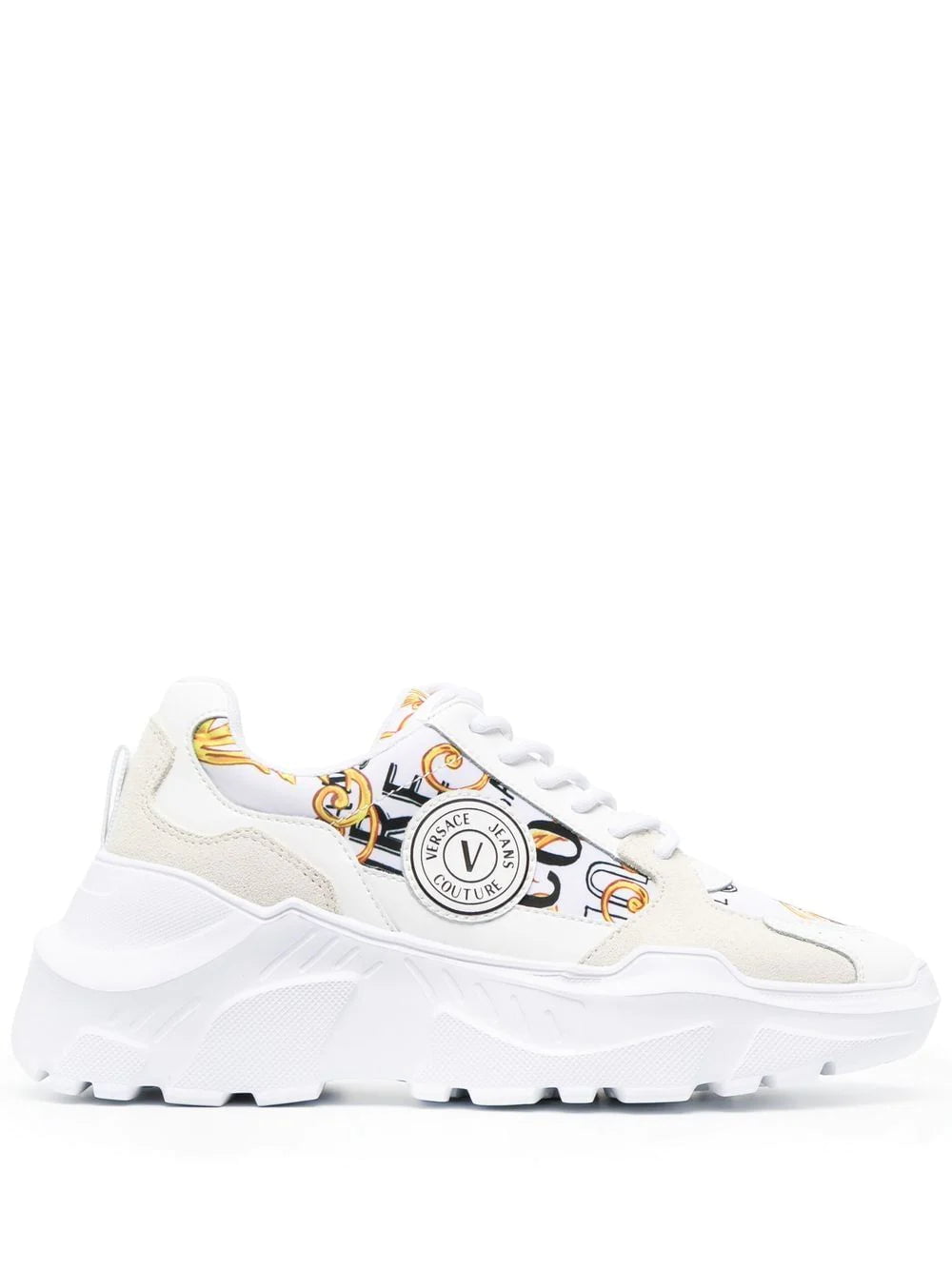 Versace Jeans Couture baroque-pattern print sneakers