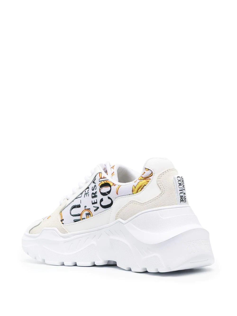 Versace Jeans Couture baroque-pattern print sneakers - Image 3