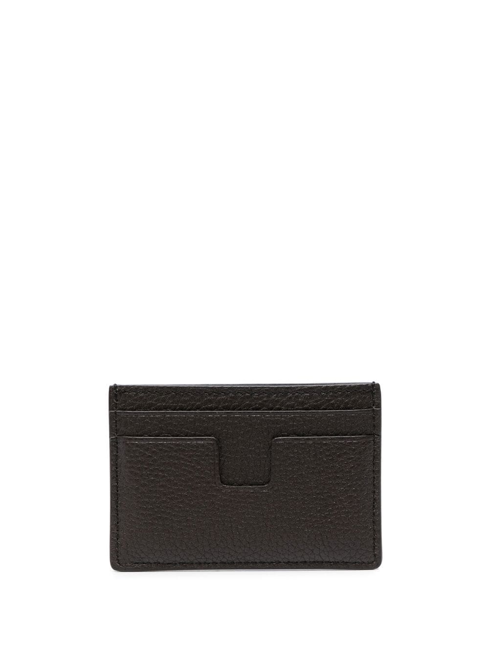 TOM FORD logo-print leather cardholder - Image 2