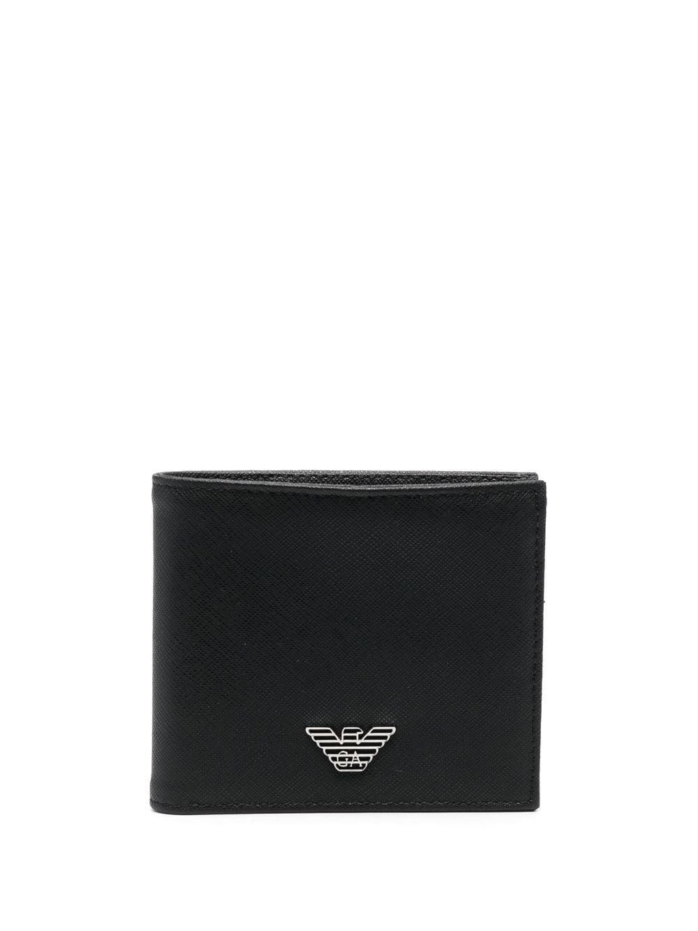 Emporio Armani logo-plaque bi-fold wallet