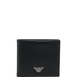 Emporio Armani logo-plaque bi-fold wallet