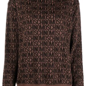 Moschino logo-print crew neck sweatshirt