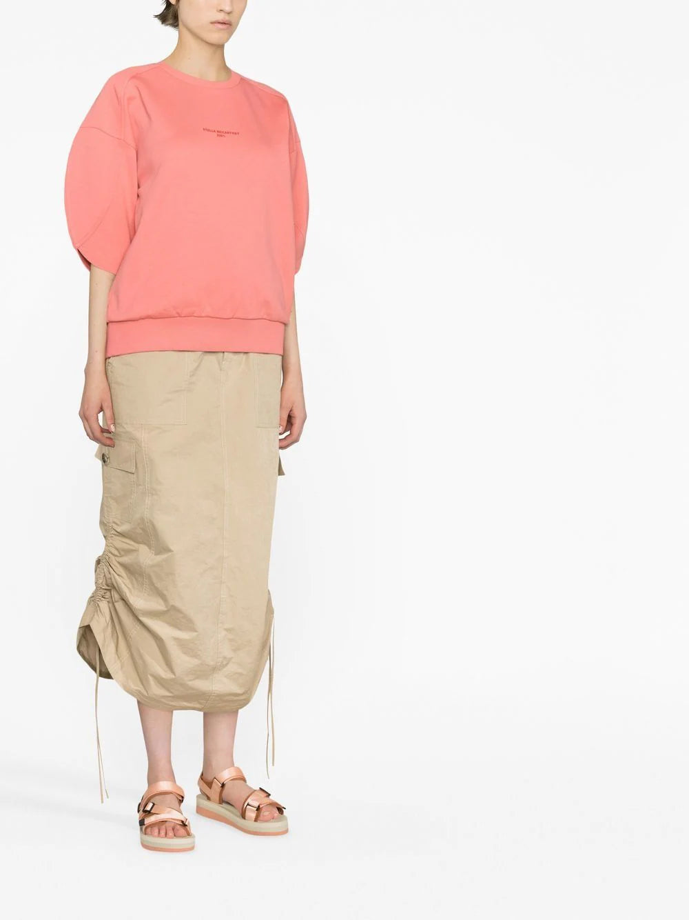 Stella McCartney logo-print crew-neck sweatshirt - Image 2