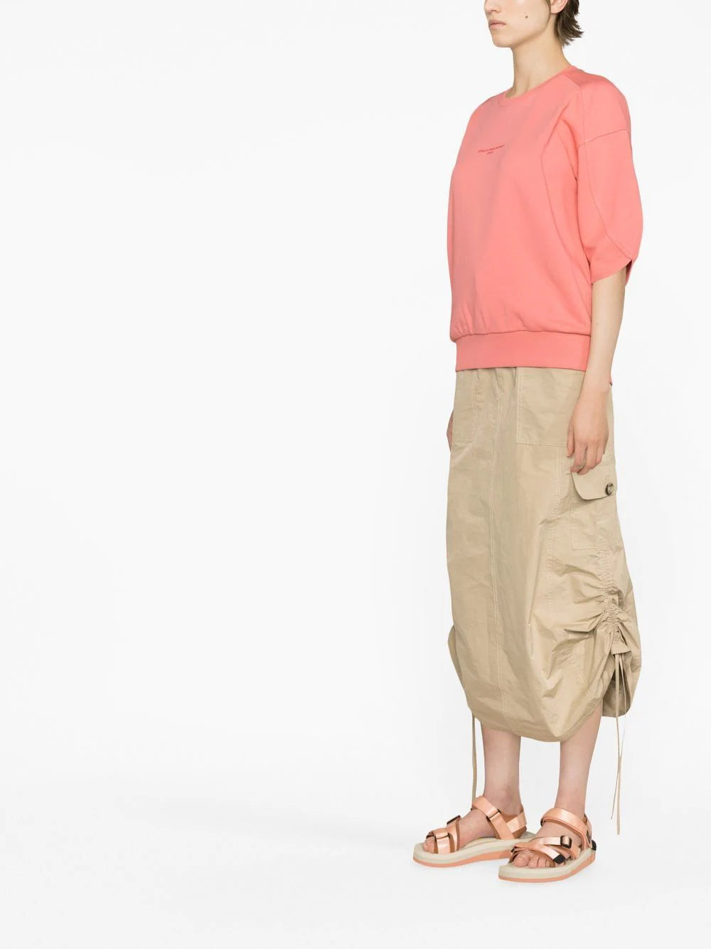 Stella McCartney logo-print crew-neck sweatshirt - Image 3