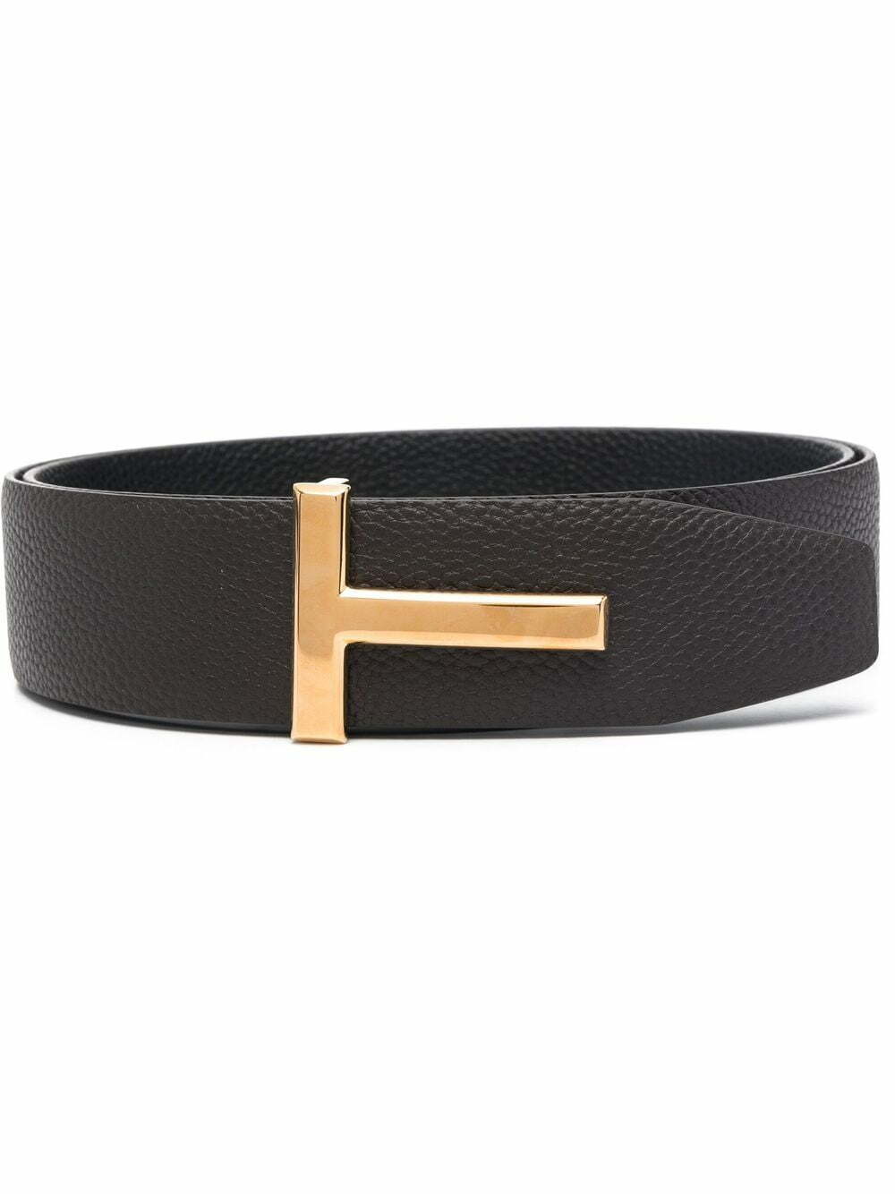 Tom Ford T-buckle reversible leather belt