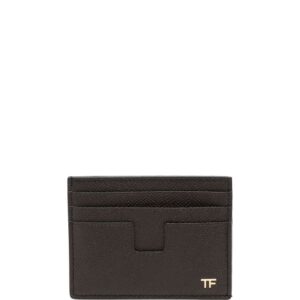 TOM FORD logo-plaque leather wallet