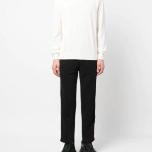 Moncler  logo-embossed long-sleeve sweatshirt