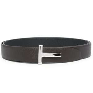 Tom Ford T-buckle reversible leather belt