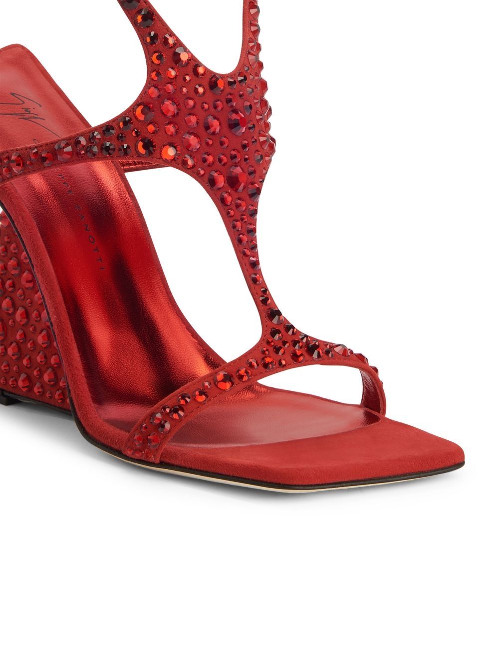 Giuseppe Zanotti Tutankamon 105mm crystal-embellished sandals - Image 4