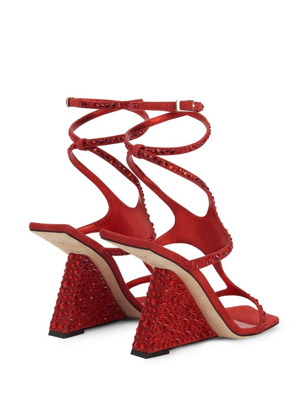 Giuseppe Zanotti Tutankamon 105mm crystal-embellished sandals - Image 3