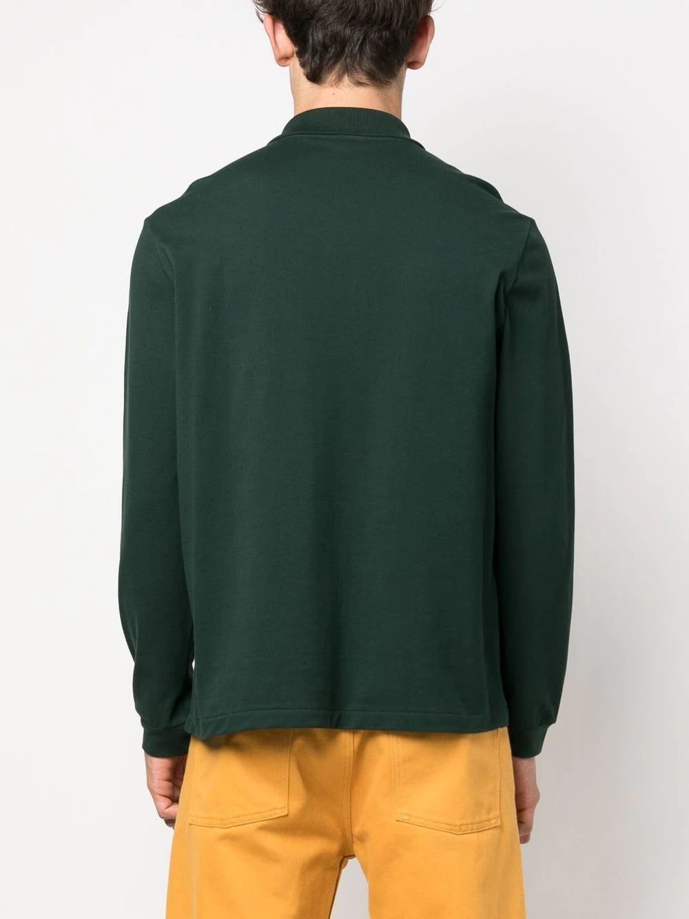 Lacoste embroidered-logo long-sleeve polo shirt - Image 4