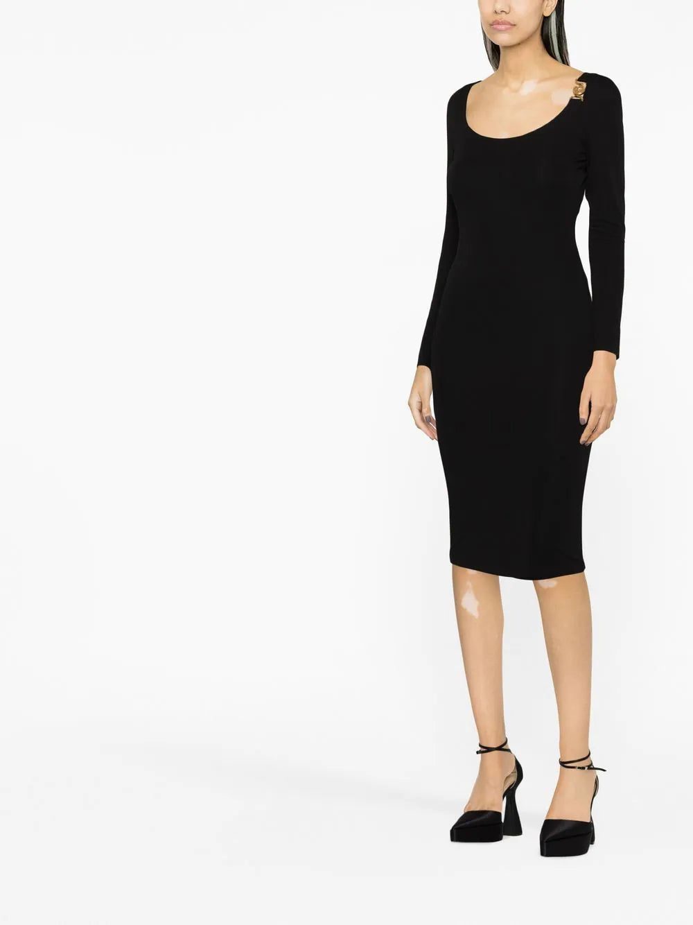 Versace Medusa plaque midi dress - Image 3