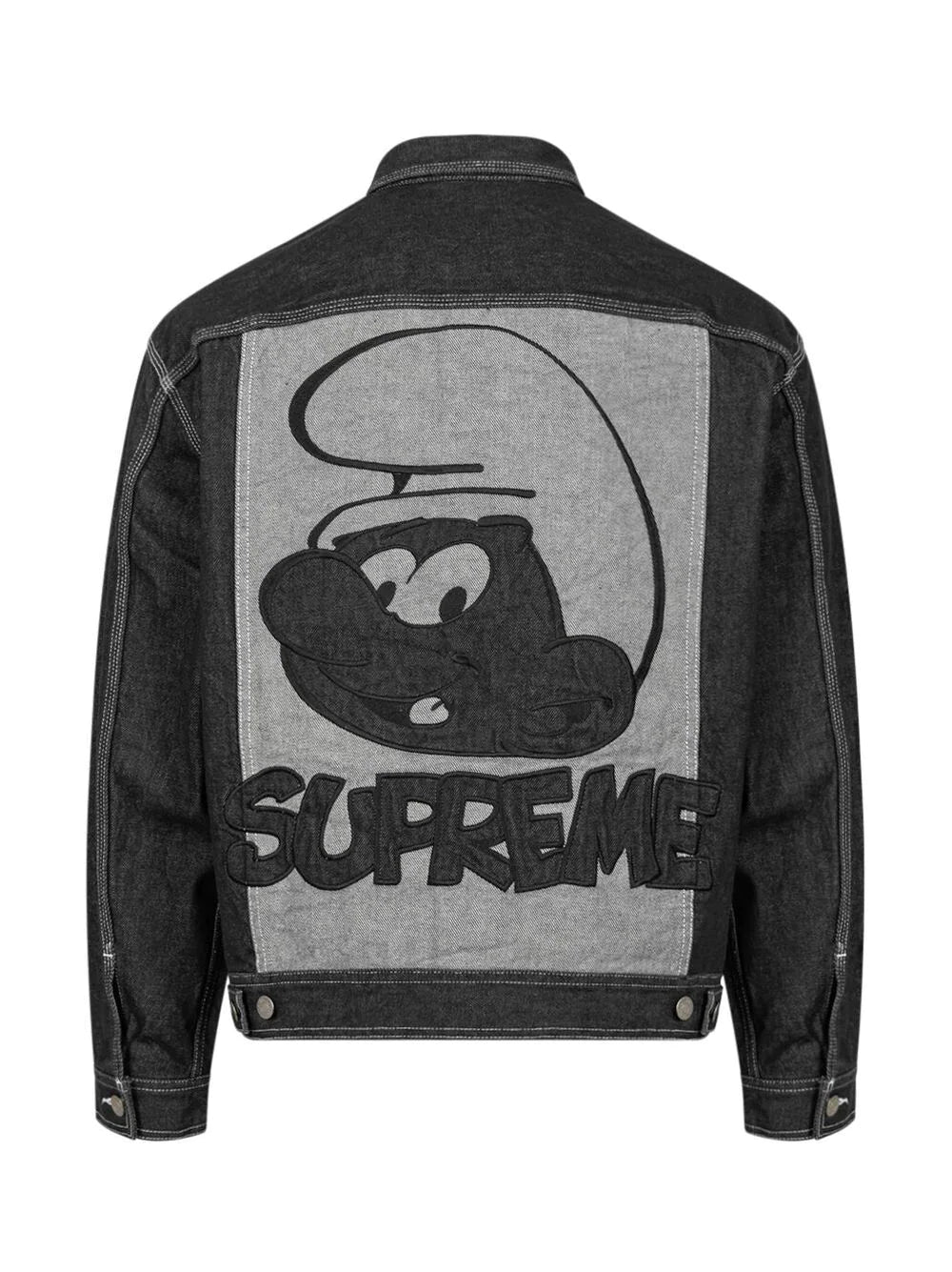 Supreme x Smurfs denim trucker jacket - Image 2