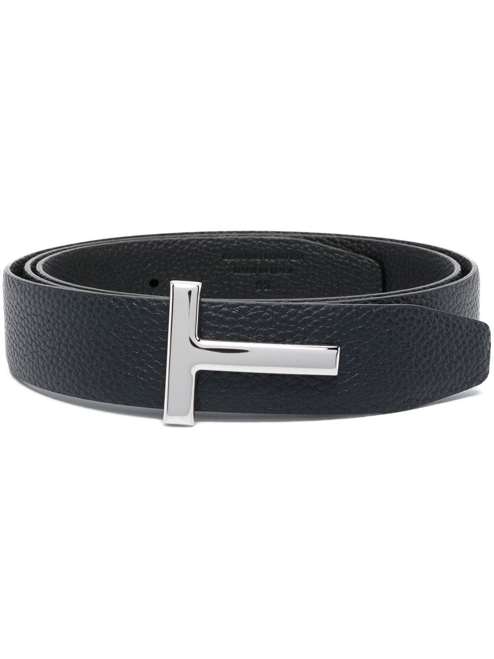 Tom Ford logo-plaque leather belt