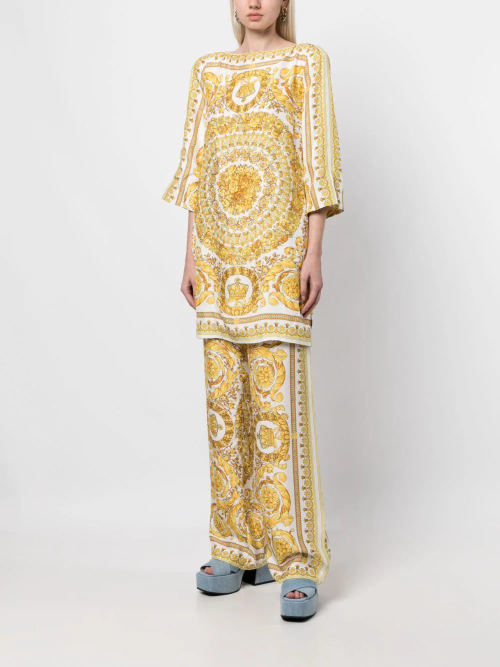 Versace Barocco-print blouse - Image 2