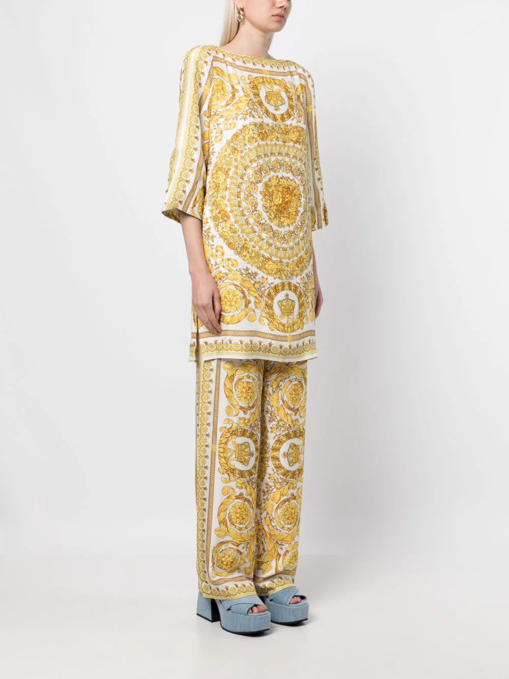 Versace Barocco-print blouse - Image 3