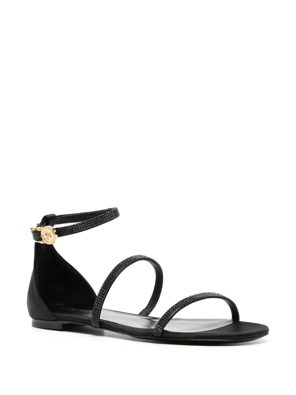 Versace Safety Pin crystal-embellished sandals - Image 2