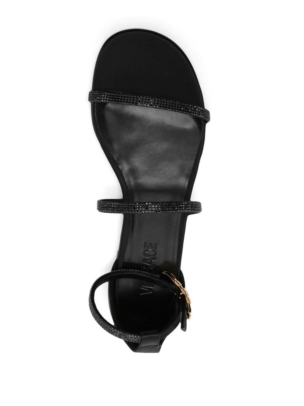 Versace Safety Pin crystal-embellished sandals - Image 4