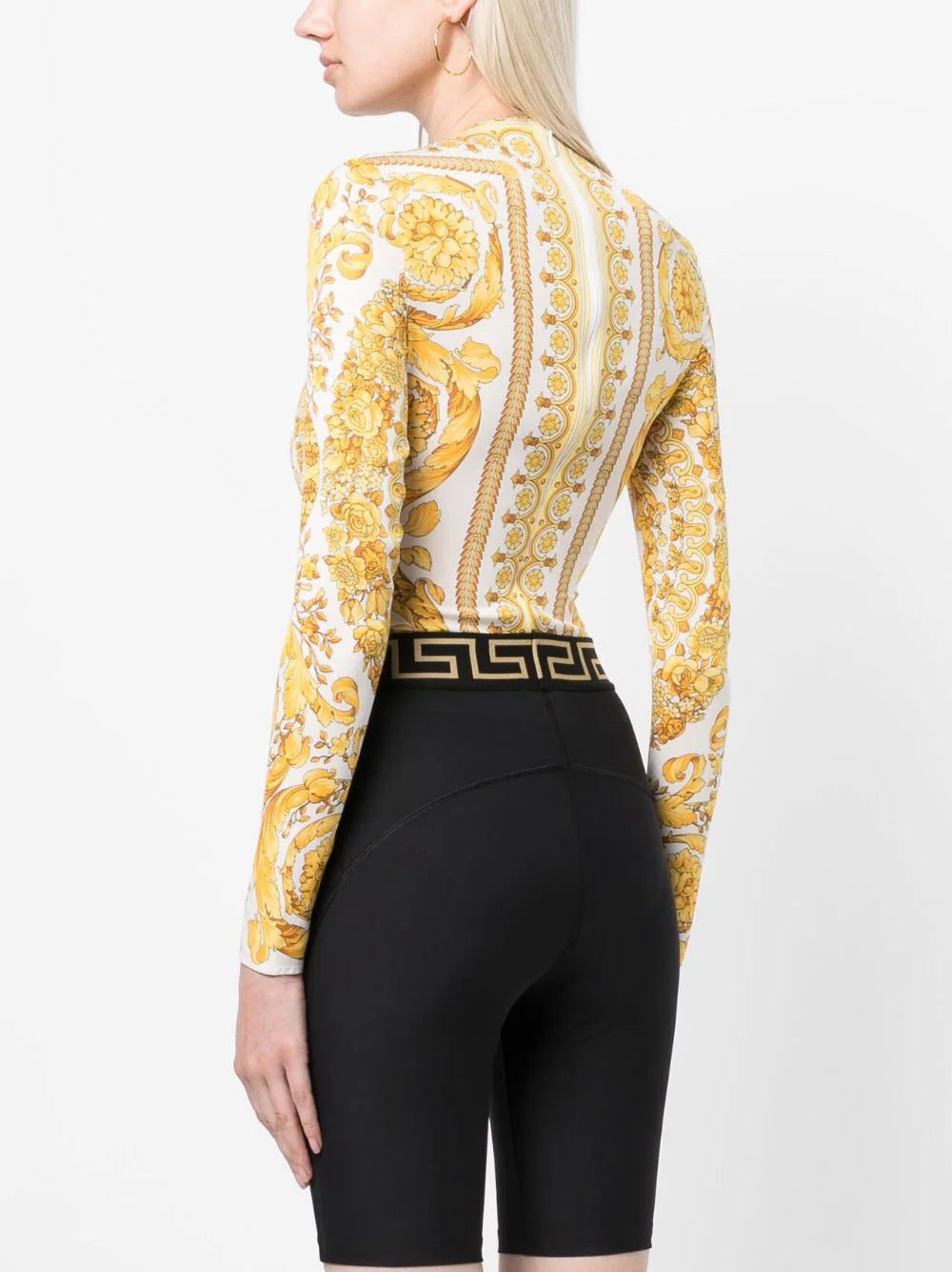 Versace Barocco-print bodysuit - Image 4