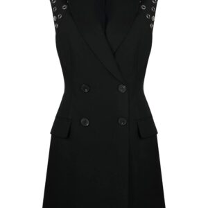 Alexander McQueen  double-breasted wool dress
