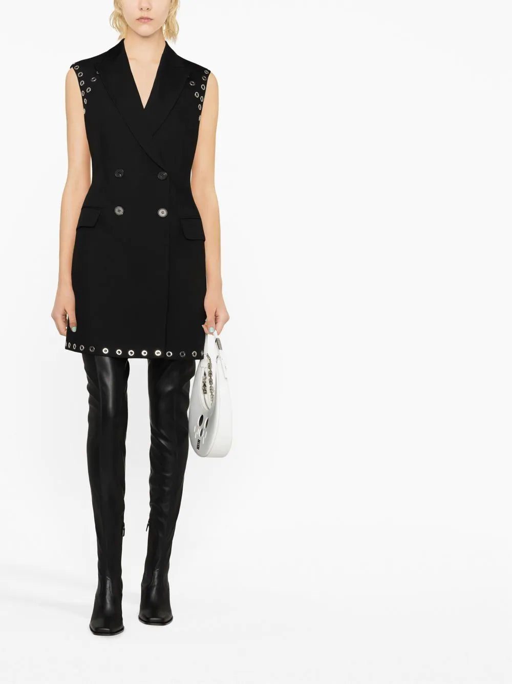 Alexander McQueen double-breasted wool dress - Image 2