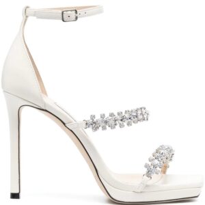 Jimmy Choo  Bing 105mm crystal sandals