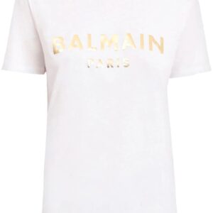 Balmain  metallic-logo T-shirt
