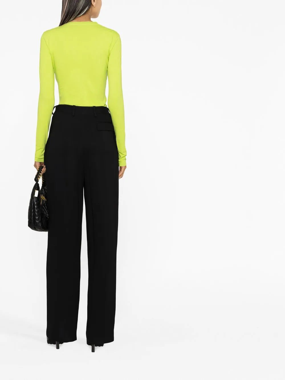 Versace slogan-print long-sleeve T-shirt - Image 4