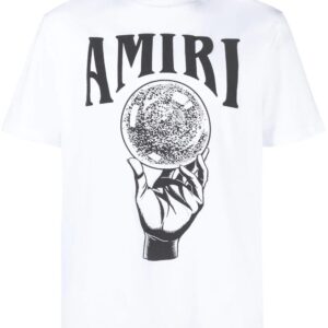 Amiri Crystal ball-print cotton T-shirt