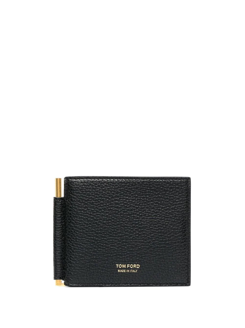TOM FORD money clip leather wallet