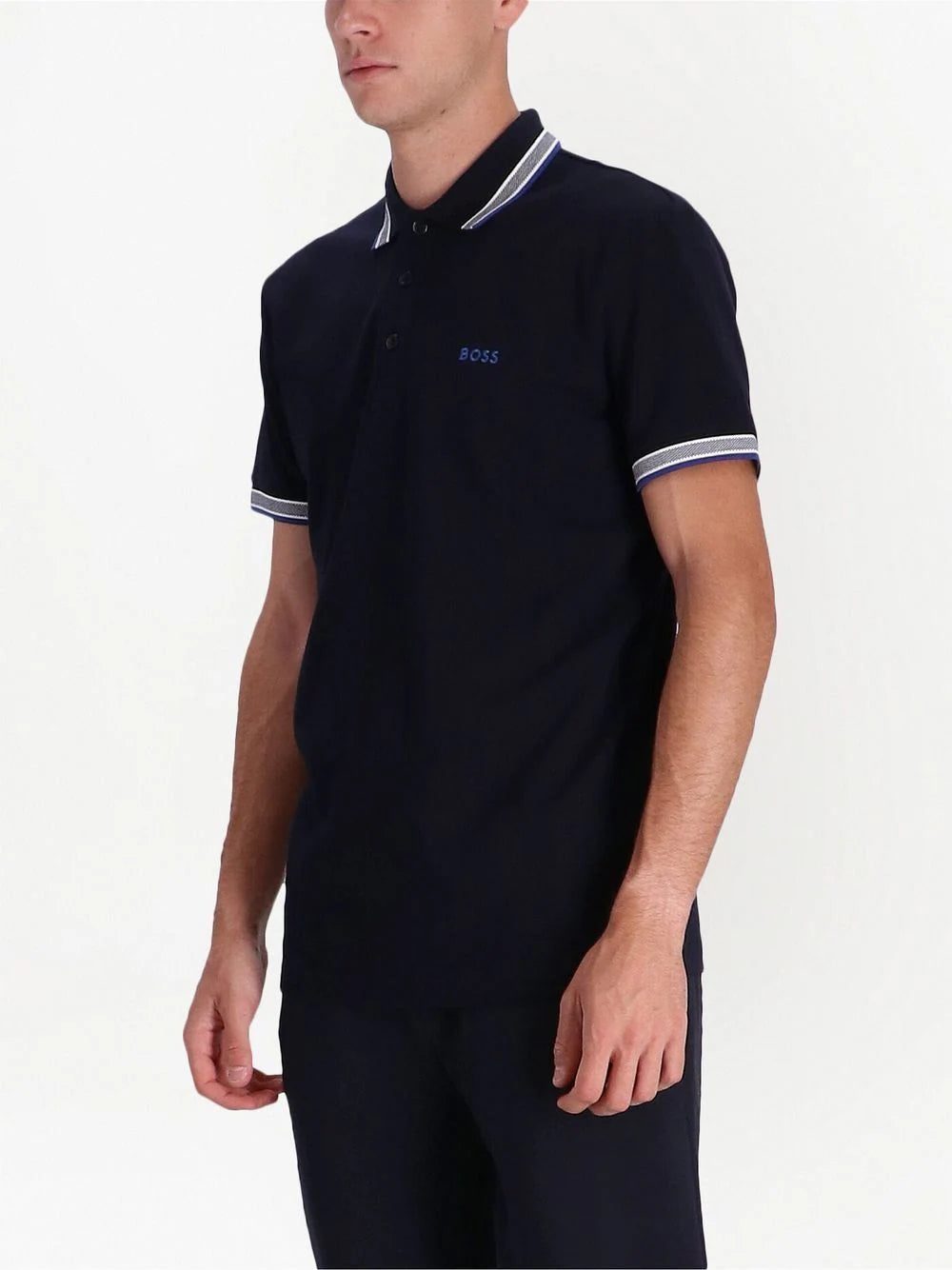 BOSS Paddy logo-print polo shirt - Image 3