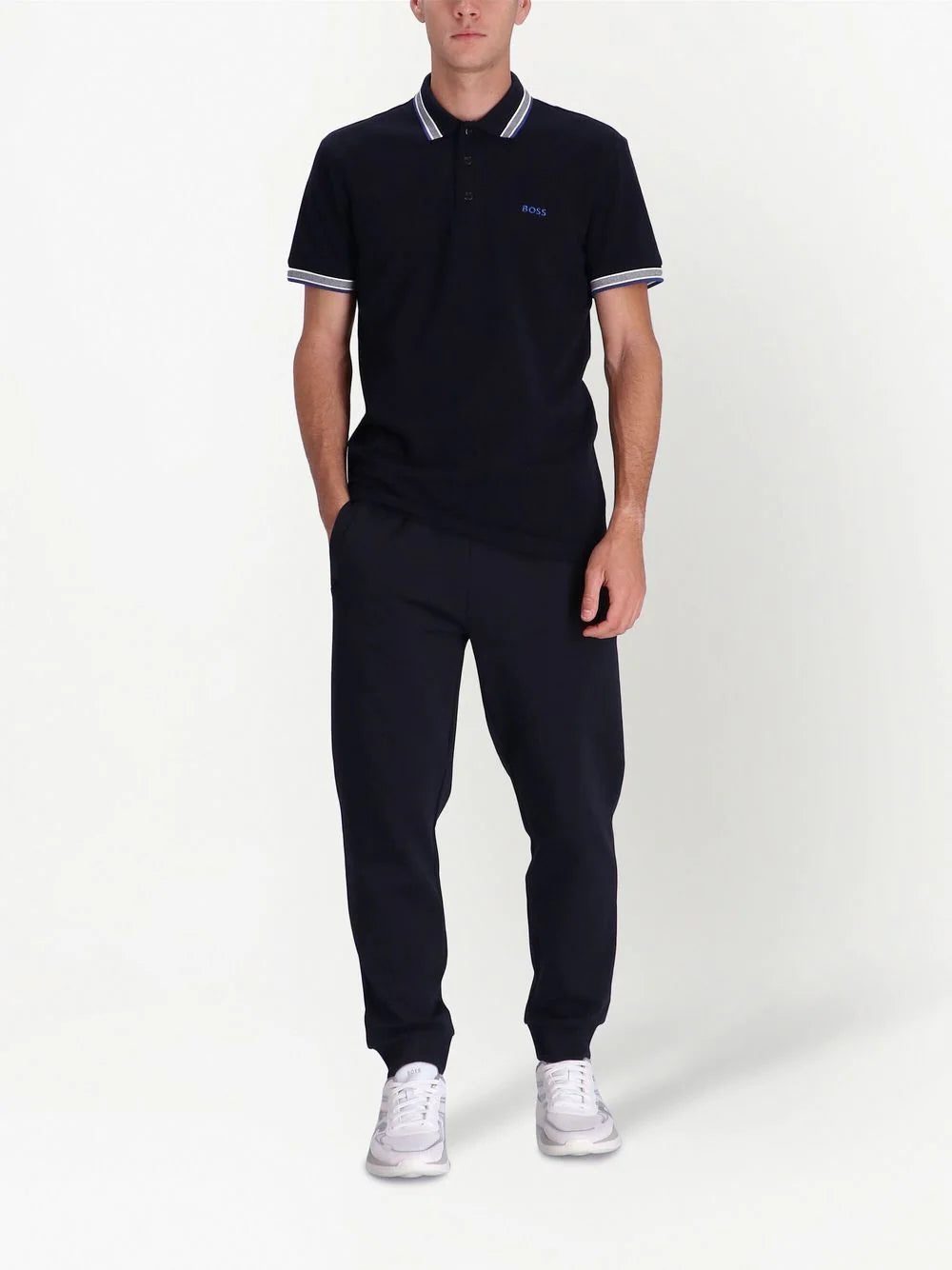 BOSS Paddy logo-print polo shirt - Image 2