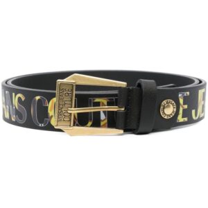 Versace logo-print detail belt