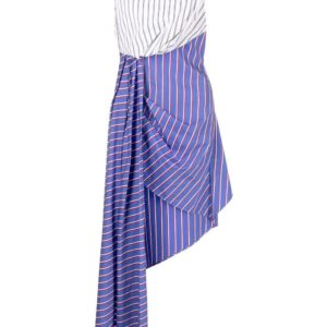 Off-White asymmetric striped dress