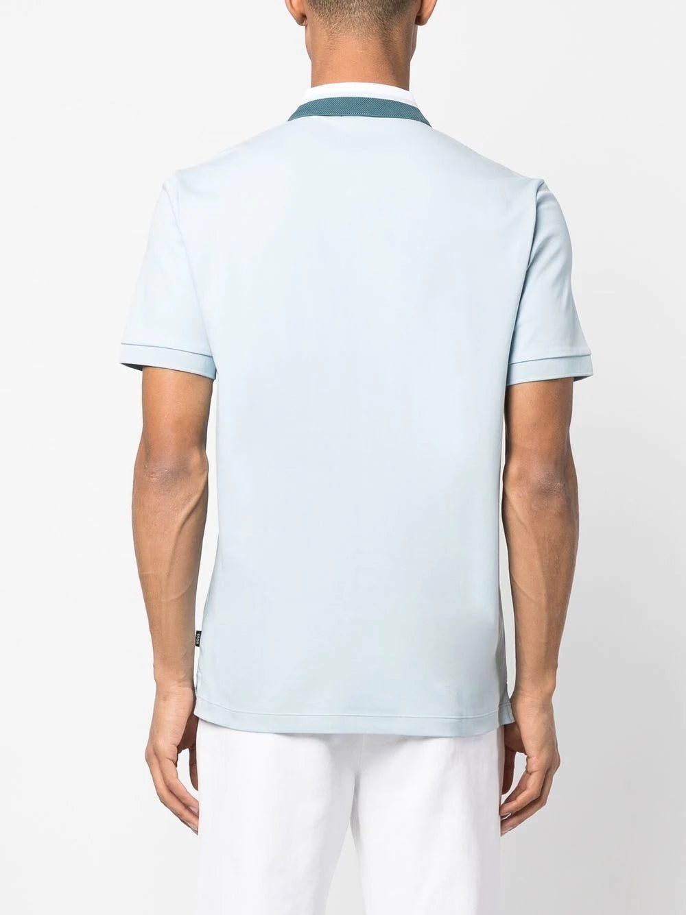 BOSS colour-blocked collar polo shirt - Image 4