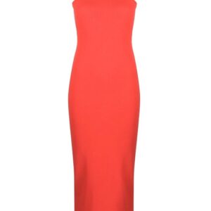 Off-White racerback logo stretch dress