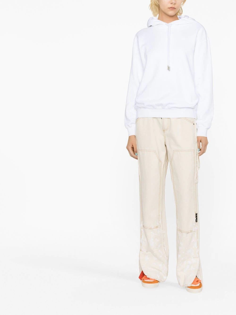 Off-White Diag-print cotton hoodie - Image 2